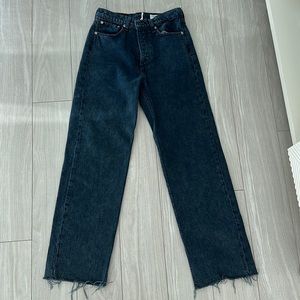 Rag & Bone Ruth Super Highrise Straight Jeans size 24